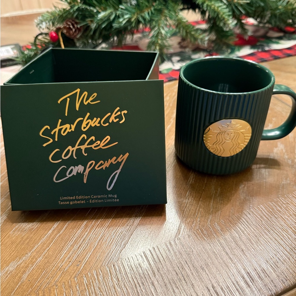 Starbucks Green Mug with Handle